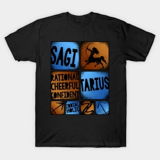 Zodiac SAGITARIUS Graffiti Box Series T-Shirt